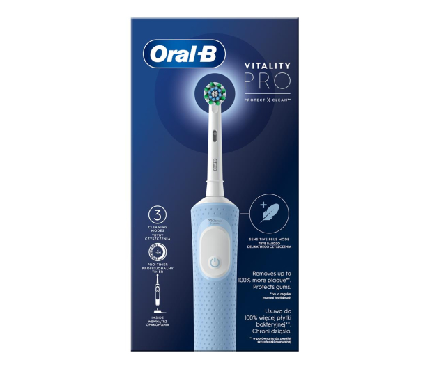 Oral-B Szczoteczka rotacyjna Vitality Pro D103 (niebieska) - 1162991 - zdjęcie 3